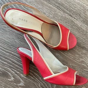 Marc Jacobs Coral Slingback Heels